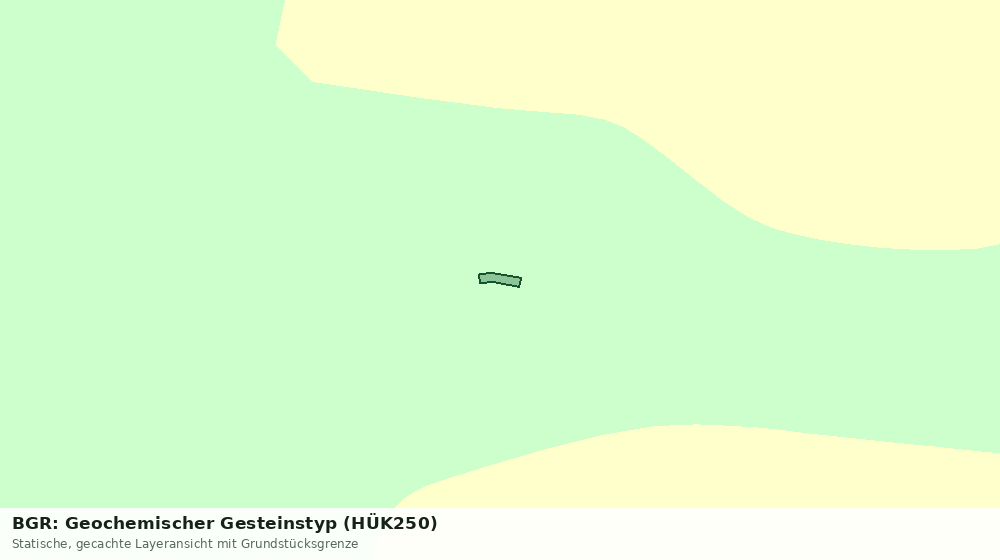 Statische Kartenansicht: BGR: Geochemischer Gesteinstyp (HÜK250)