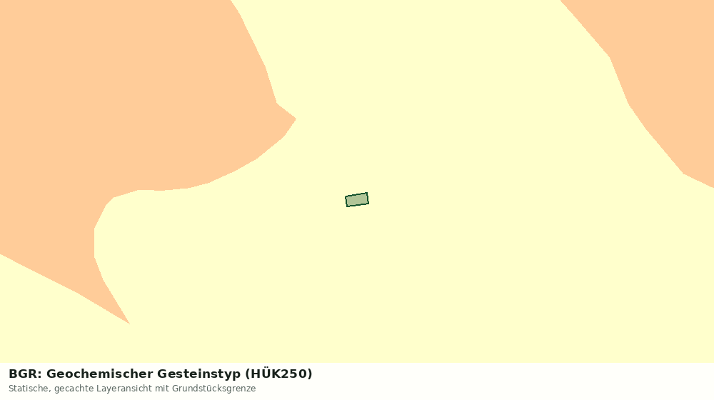 Statische Kartenansicht: BGR: Geochemischer Gesteinstyp (HÜK250)