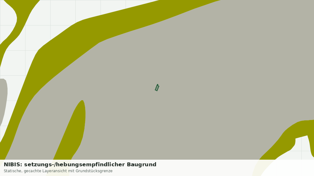 Statische Kartenansicht: NIBIS: setzungs-/hebungsempfindlicher Baugrund