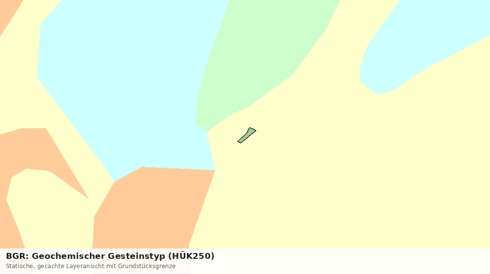 Statische Kartenansicht: BGR: Geochemischer Gesteinstyp (HÜK250)