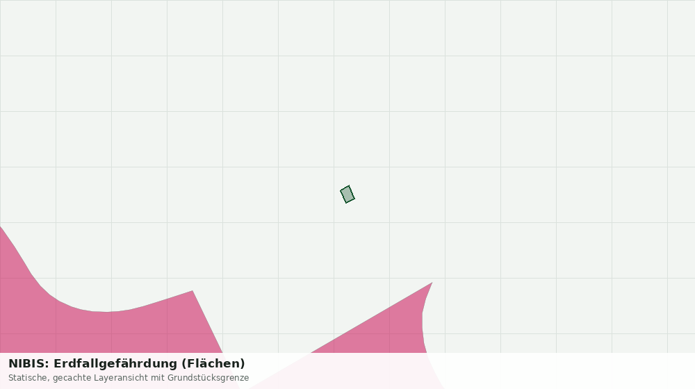 Statische Kartenansicht: NIBIS: Erdfallgefährdung (Flächen)