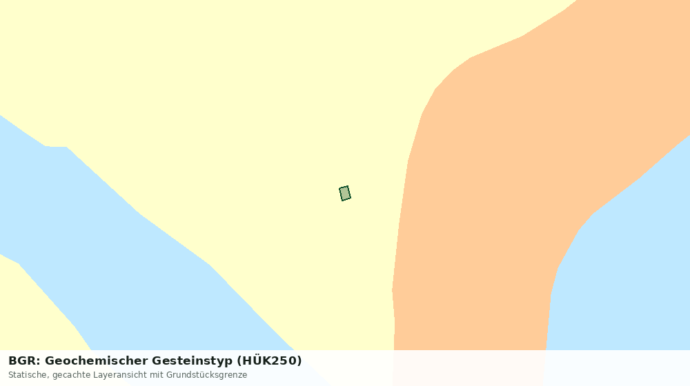 Statische Kartenansicht: BGR: Geochemischer Gesteinstyp (HÜK250)