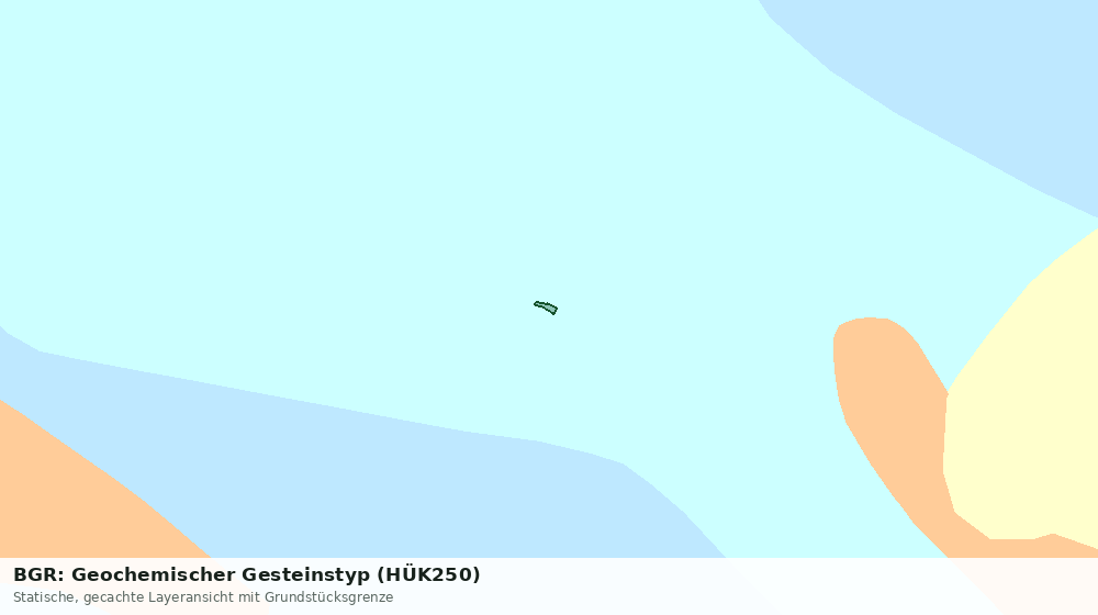 Statische Kartenansicht: BGR: Geochemischer Gesteinstyp (HÜK250)
