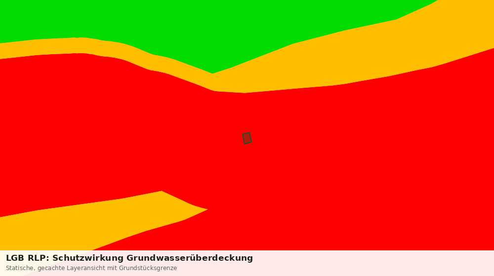Statische Kartenansicht: LGB RLP: Schutzwirkung Grundwasserüberdeckung