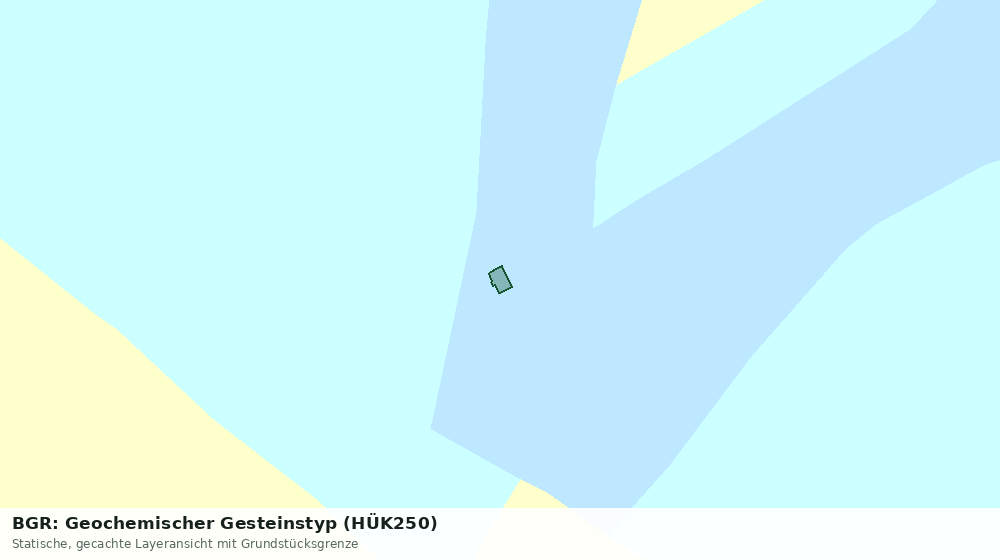 Statische Kartenansicht: BGR: Geochemischer Gesteinstyp (HÜK250)