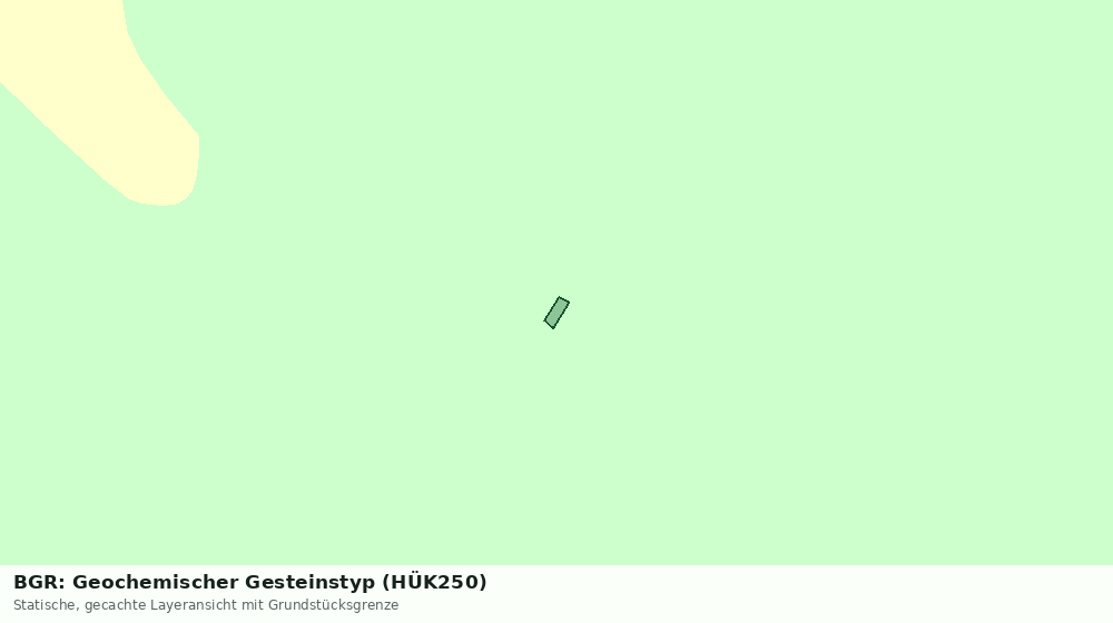 Statische Kartenansicht: BGR: Geochemischer Gesteinstyp (HÜK250)
