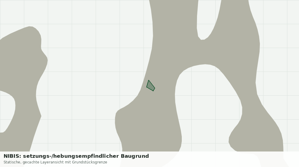 Statische Kartenansicht: NIBIS: setzungs-/hebungsempfindlicher Baugrund