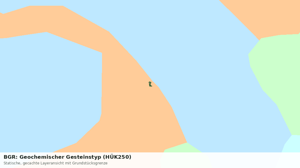 Statische Kartenansicht: BGR: Geochemischer Gesteinstyp (HÜK250)