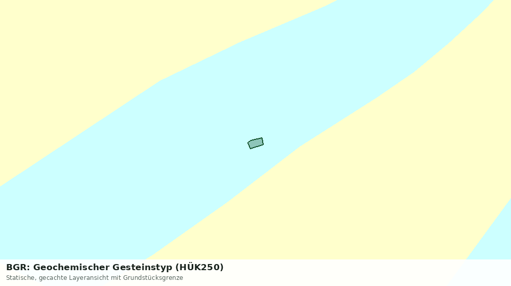 Statische Kartenansicht: BGR: Geochemischer Gesteinstyp (HÜK250)