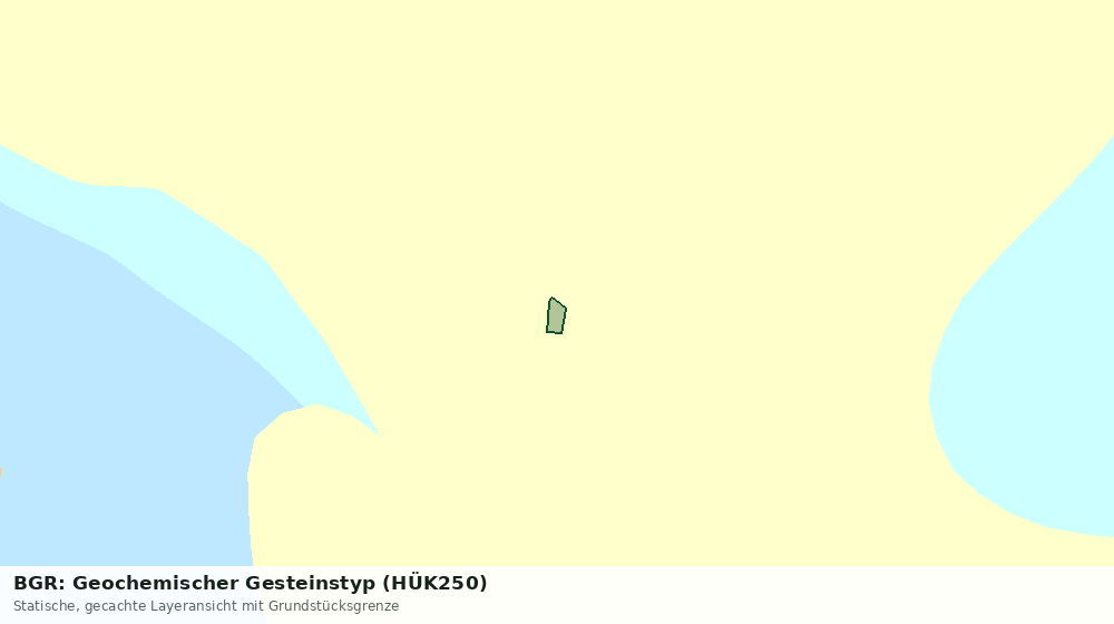 Statische Kartenansicht: BGR: Geochemischer Gesteinstyp (HÜK250)