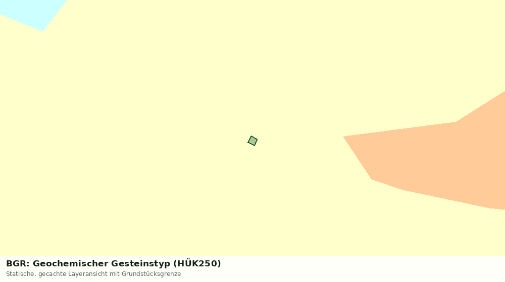 Statische Kartenansicht: BGR: Geochemischer Gesteinstyp (HÜK250)