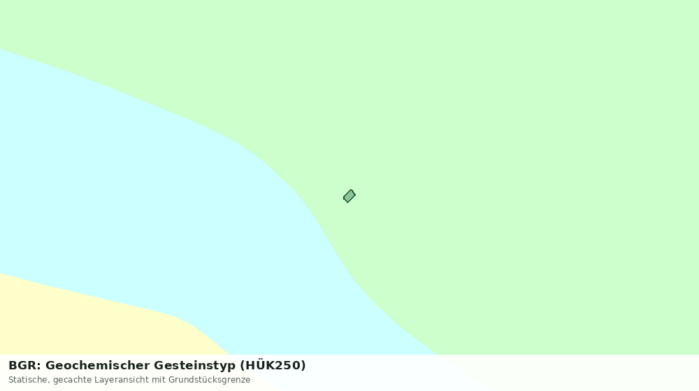 Statische Kartenansicht: BGR: Geochemischer Gesteinstyp (HÜK250)