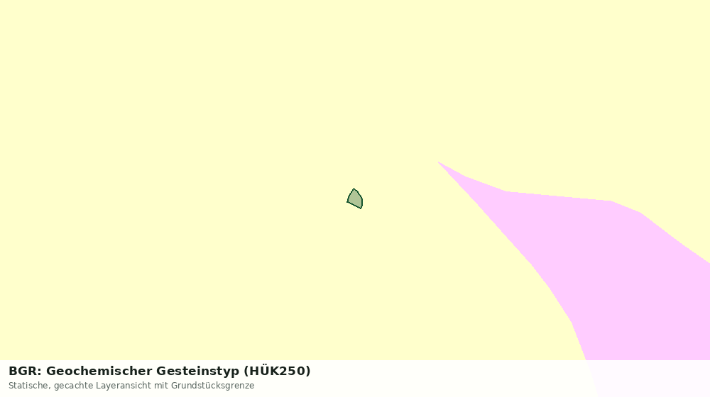 Statische Kartenansicht: BGR: Geochemischer Gesteinstyp (HÜK250)