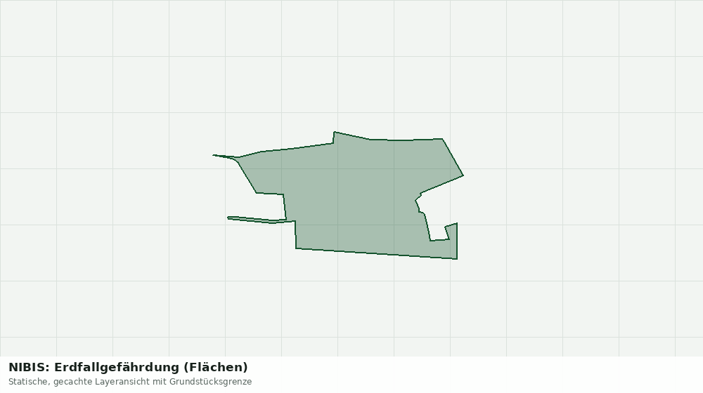 Statische Kartenansicht: NIBIS: Erdfallgefährdung (Flächen)