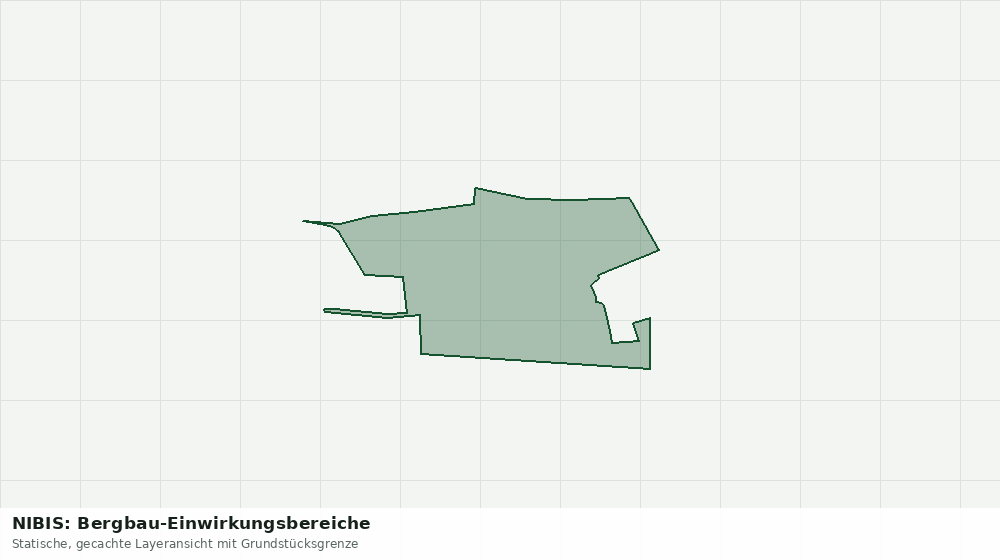 Statische Kartenansicht: NIBIS: Bergbau-Einwirkungsbereiche