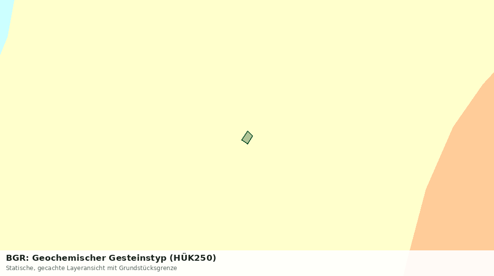 Statische Kartenansicht: BGR: Geochemischer Gesteinstyp (HÜK250)