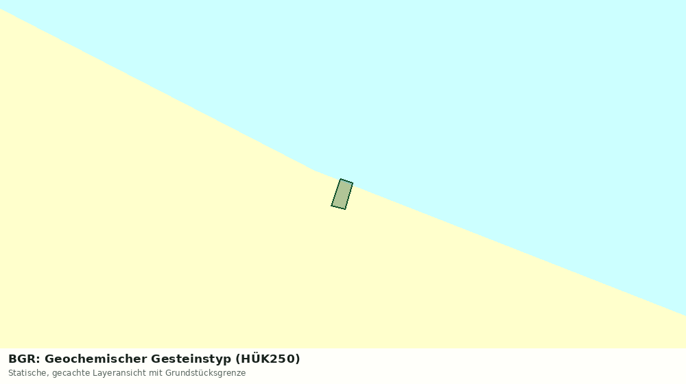 Statische Kartenansicht: BGR: Geochemischer Gesteinstyp (HÜK250)
