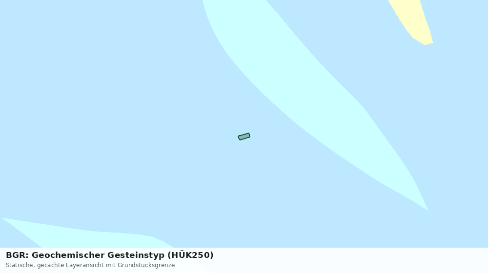 Statische Kartenansicht: BGR: Geochemischer Gesteinstyp (HÜK250)