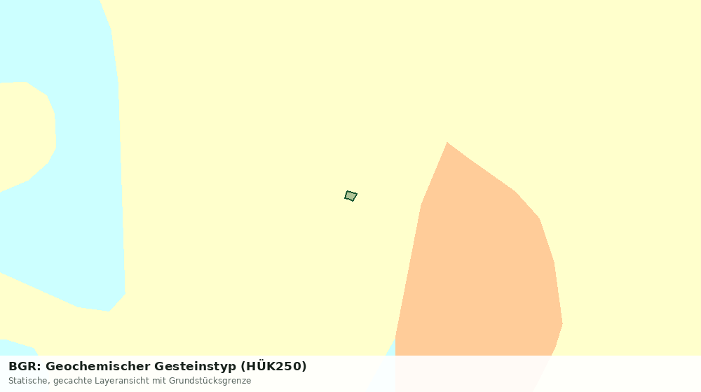 Statische Kartenansicht: BGR: Geochemischer Gesteinstyp (HÜK250)