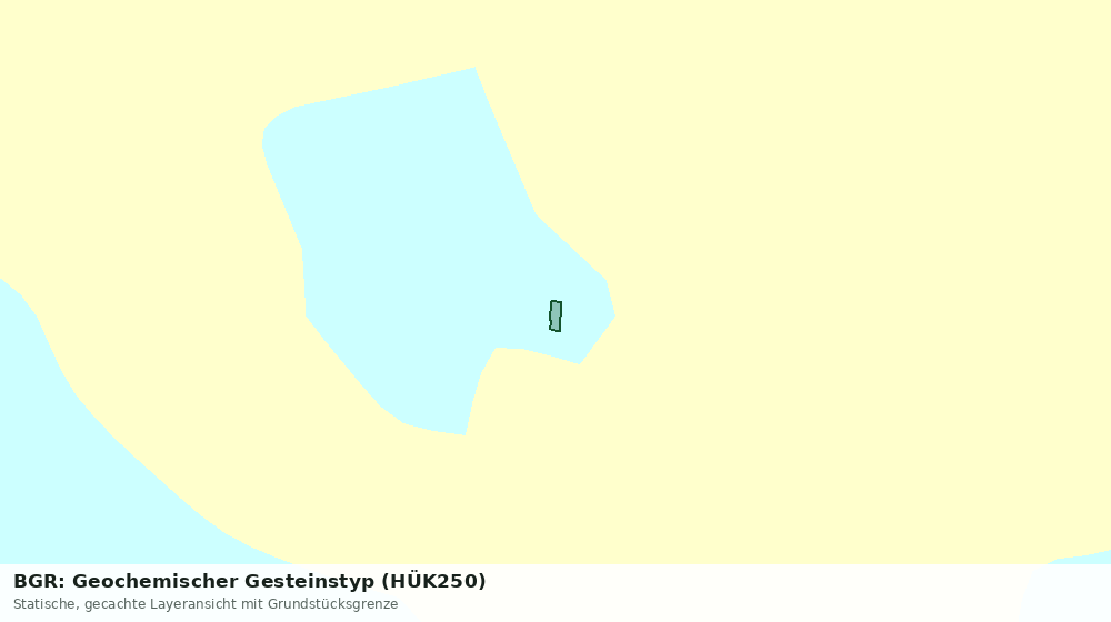 Statische Kartenansicht: BGR: Geochemischer Gesteinstyp (HÜK250)