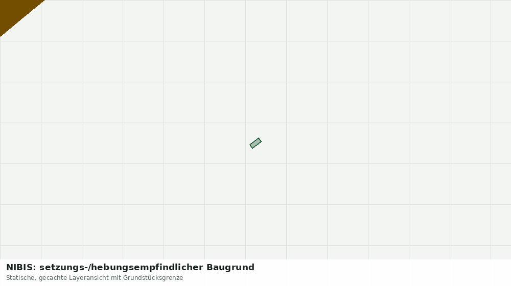 Statische Kartenansicht: NIBIS: setzungs-/hebungsempfindlicher Baugrund
