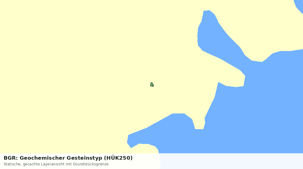 Statische Kartenansicht: BGR: Geochemischer Gesteinstyp (HÜK250)