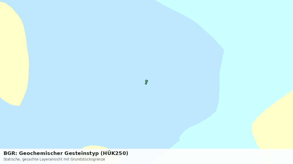 Statische Kartenansicht: BGR: Geochemischer Gesteinstyp (HÜK250)