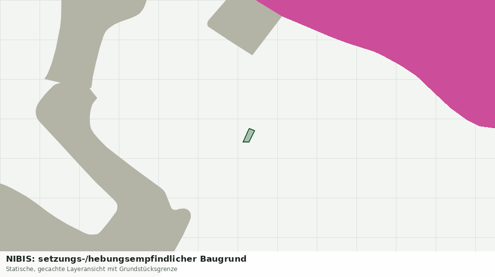 Statische Kartenansicht: NIBIS: setzungs-/hebungsempfindlicher Baugrund