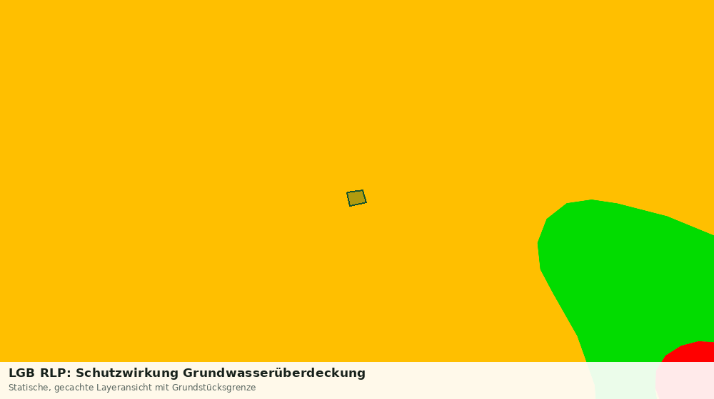 Statische Kartenansicht: LGB RLP: Schutzwirkung Grundwasserüberdeckung