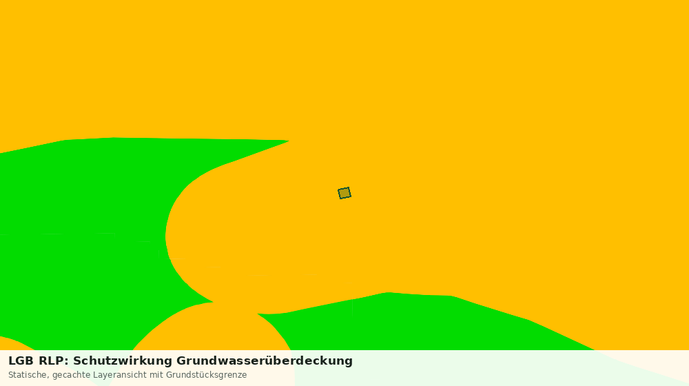 Statische Kartenansicht: LGB RLP: Schutzwirkung Grundwasserüberdeckung