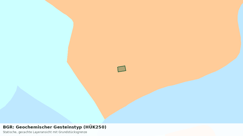 Statische Kartenansicht: BGR: Geochemischer Gesteinstyp (HÜK250)