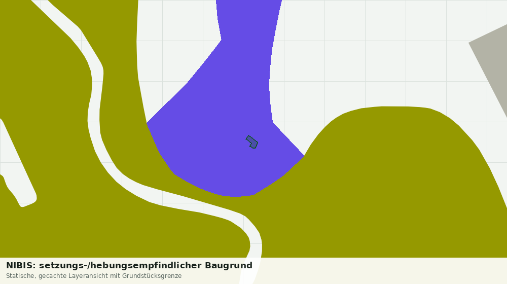 Statische Kartenansicht: NIBIS: setzungs-/hebungsempfindlicher Baugrund