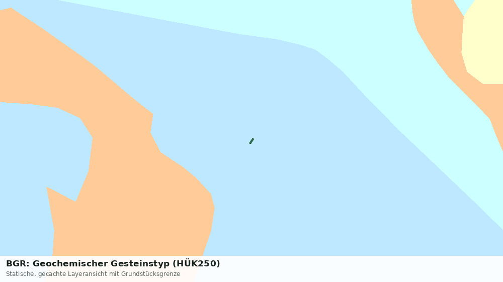 Statische Kartenansicht: BGR: Geochemischer Gesteinstyp (HÜK250)