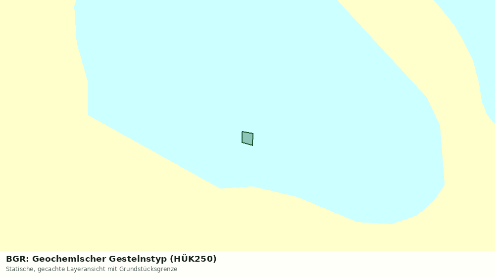Statische Kartenansicht: BGR: Geochemischer Gesteinstyp (HÜK250)