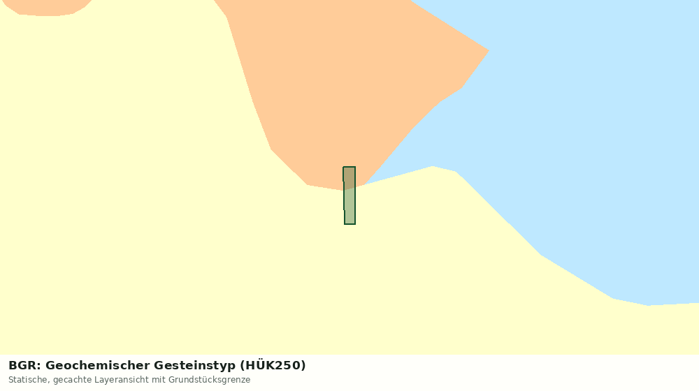 Statische Kartenansicht: BGR: Geochemischer Gesteinstyp (HÜK250)