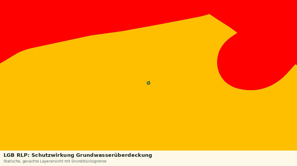 Statische Kartenansicht: LGB RLP: Schutzwirkung Grundwasserüberdeckung