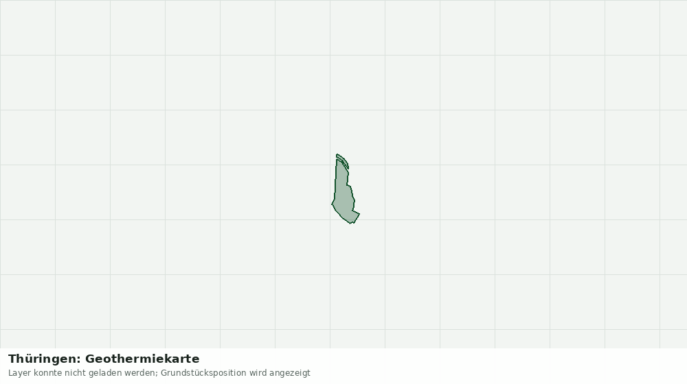 Statische Kartenansicht: Thüringen: Geothermiekarte