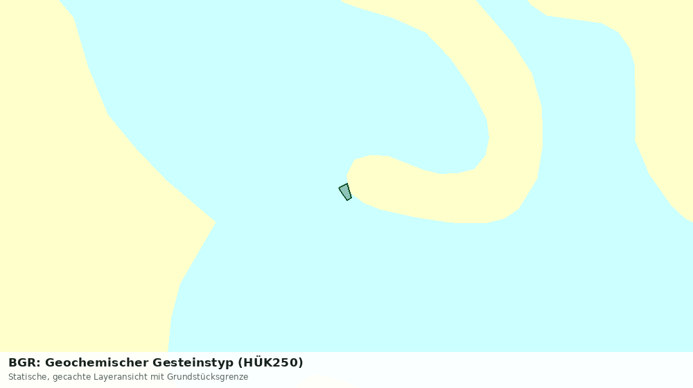 Statische Kartenansicht: BGR: Geochemischer Gesteinstyp (HÜK250)