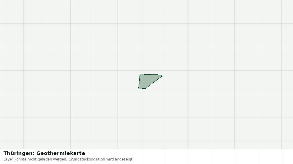 Statische Kartenansicht: Thüringen: Geothermiekarte