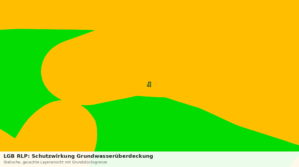 Statische Kartenansicht: LGB RLP: Schutzwirkung Grundwasserüberdeckung