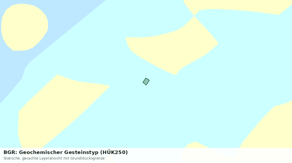 Statische Kartenansicht: BGR: Geochemischer Gesteinstyp (HÜK250)