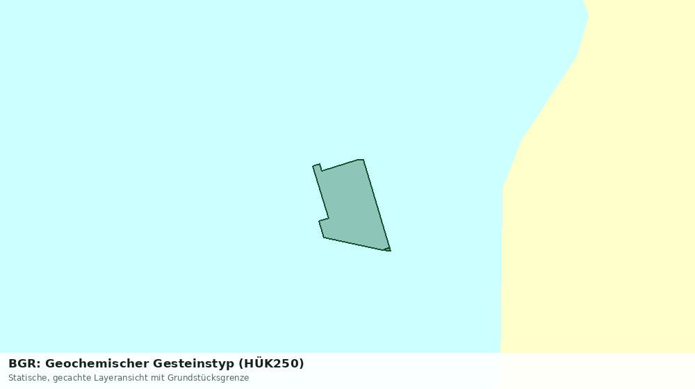 Statische Kartenansicht: BGR: Geochemischer Gesteinstyp (HÜK250)