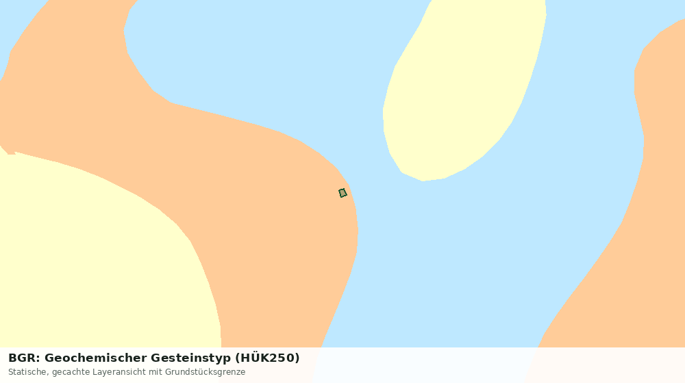 Statische Kartenansicht: BGR: Geochemischer Gesteinstyp (HÜK250)