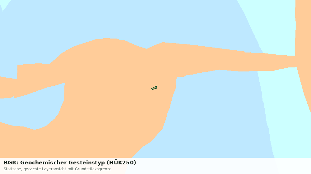 Statische Kartenansicht: BGR: Geochemischer Gesteinstyp (HÜK250)