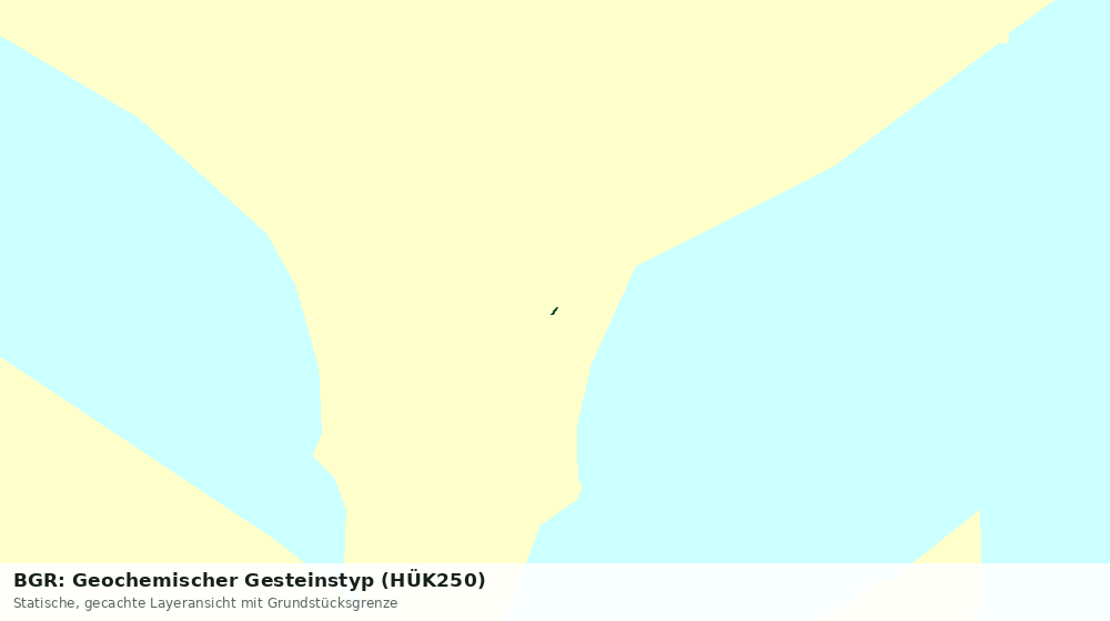 Statische Kartenansicht: BGR: Geochemischer Gesteinstyp (HÜK250)