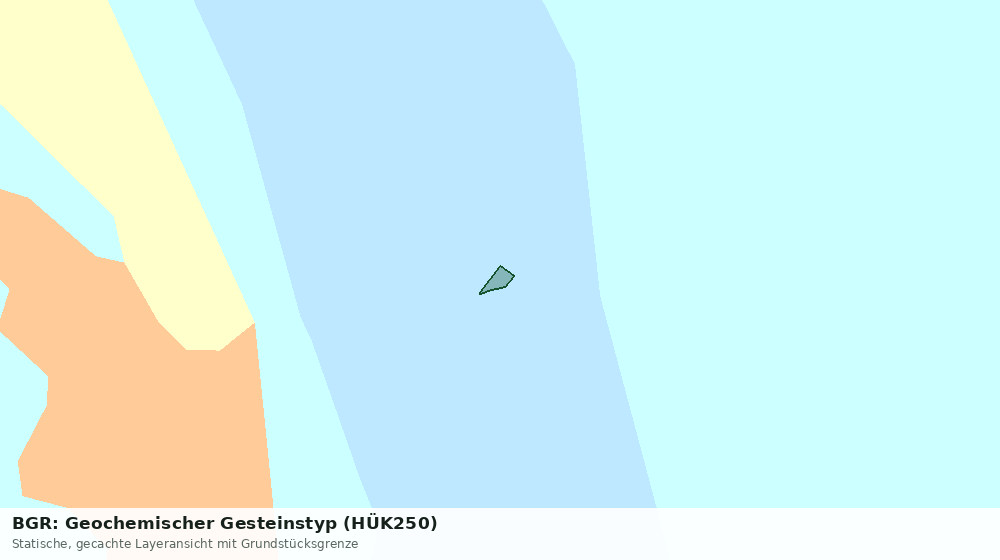 Statische Kartenansicht: BGR: Geochemischer Gesteinstyp (HÜK250)
