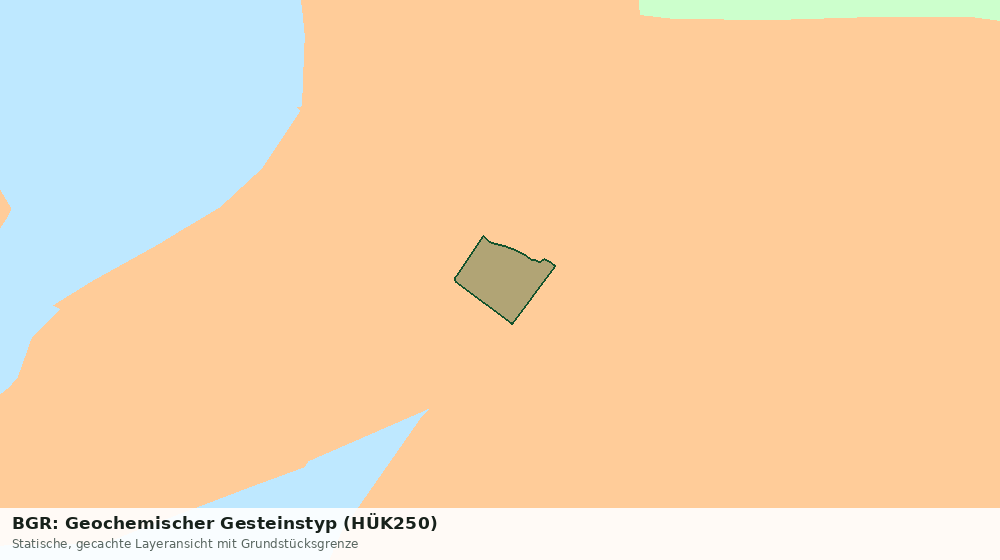Statische Kartenansicht: BGR: Geochemischer Gesteinstyp (HÜK250)