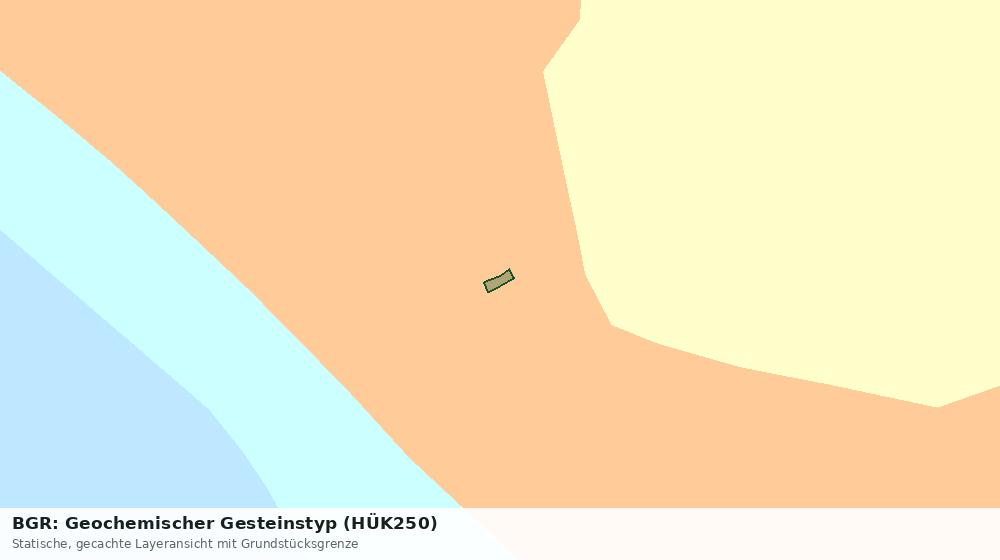 Statische Kartenansicht: BGR: Geochemischer Gesteinstyp (HÜK250)