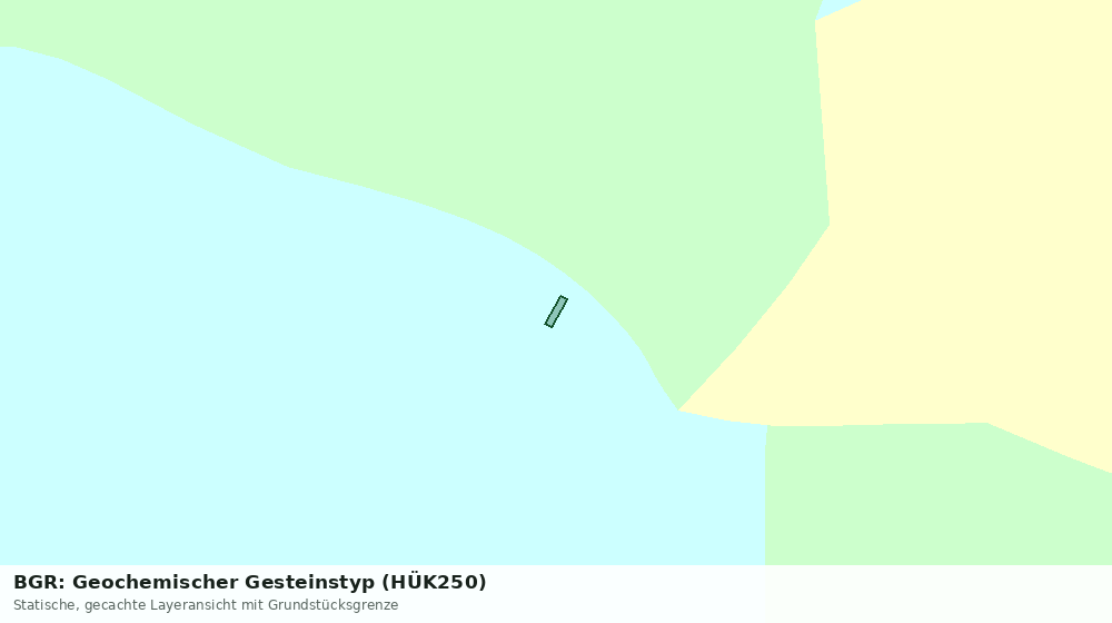 Statische Kartenansicht: BGR: Geochemischer Gesteinstyp (HÜK250)