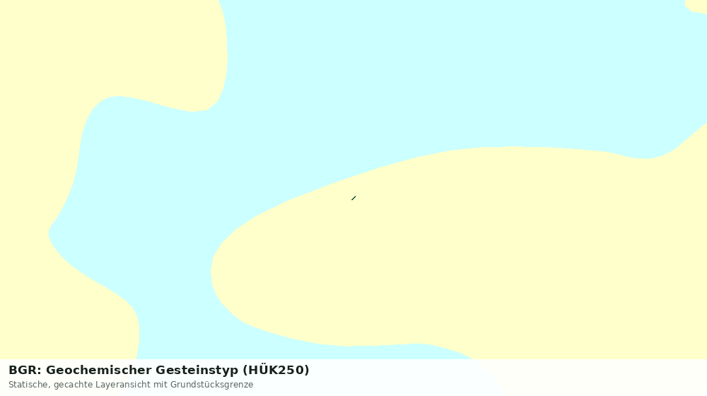 Statische Kartenansicht: BGR: Geochemischer Gesteinstyp (HÜK250)